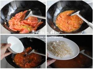 金针番茄疙瘩汤的做法 步骤5