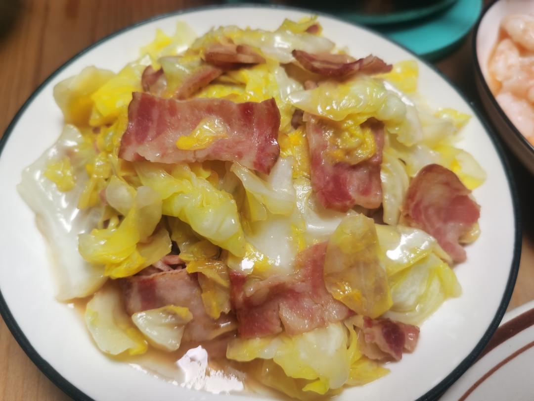 培根手撕包菜