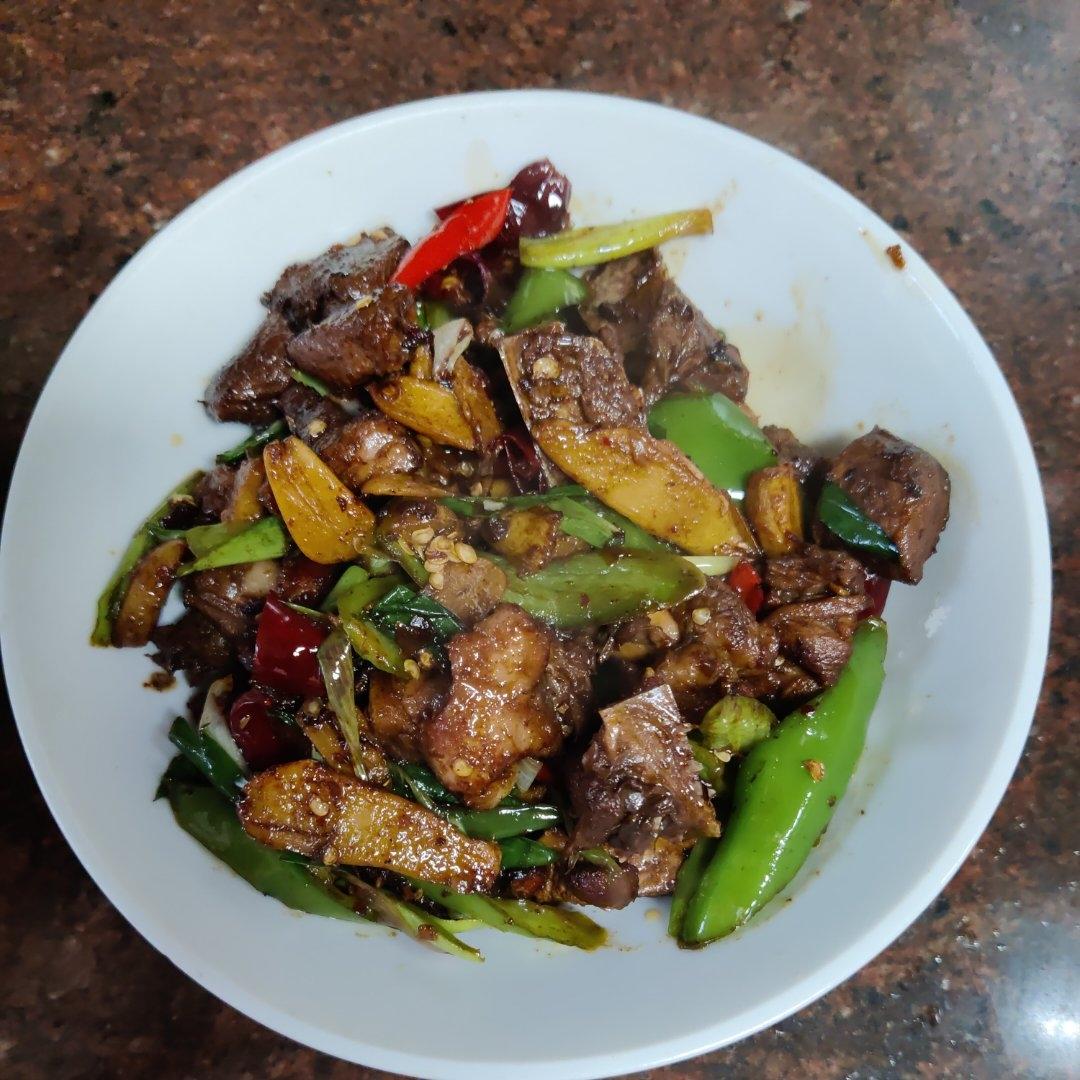 姜爆鸭子（子姜炒鸭子）