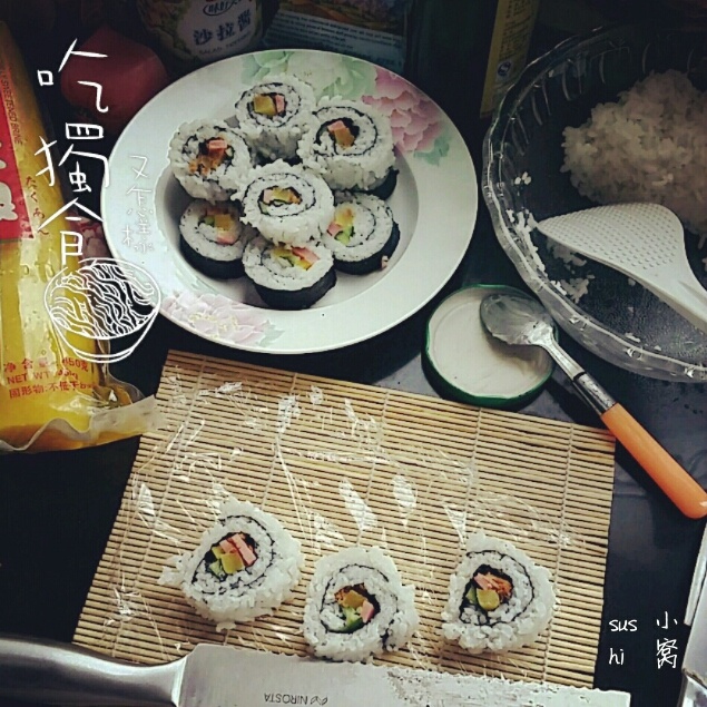 简单寿司/鸡蛋寿司/反转寿司/花样寿司/紫菜包饭