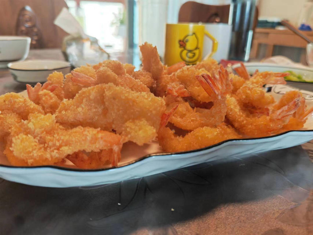 面包糠炸虾