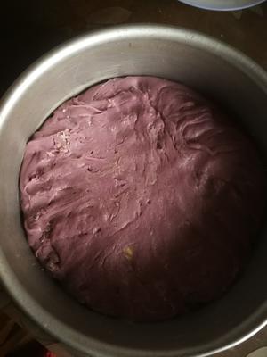 宣软紫薯发糕的做法 步骤4
