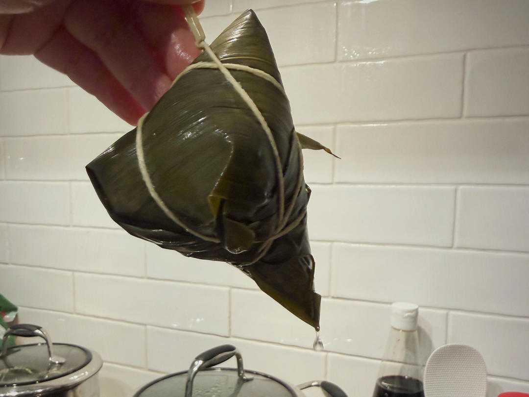 软糯红豆大枣粽子
