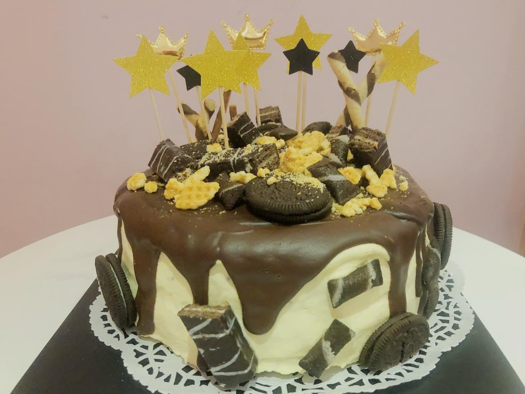 蛋糕淋面之一：甘那许淋面（详细解答淋面太稠的问题）