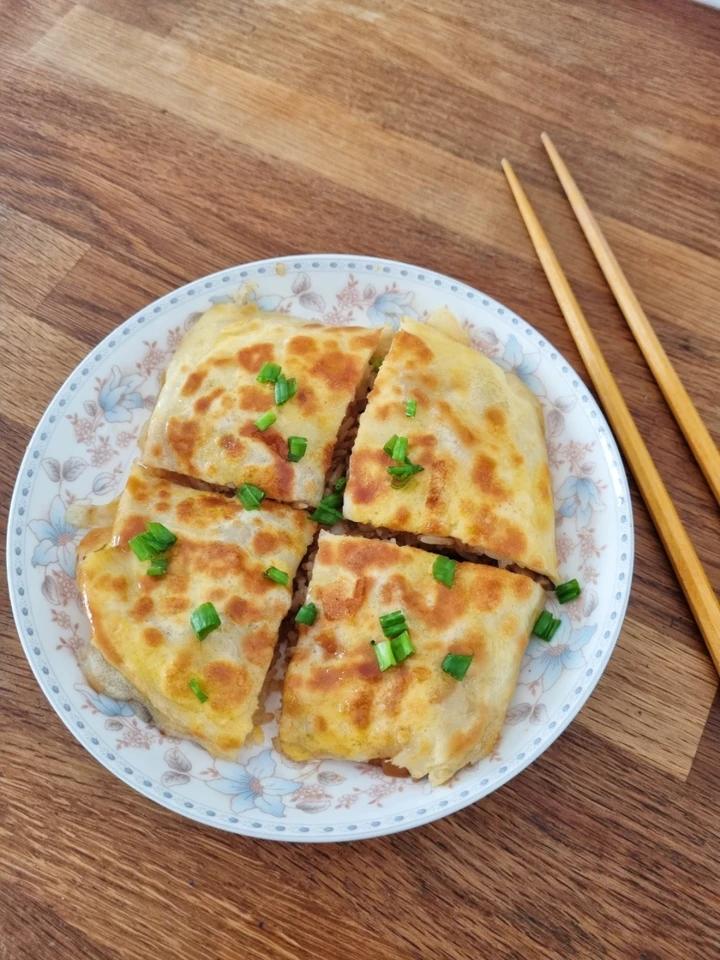 不用去武汉就能吃到的【武汉三鲜豆皮】