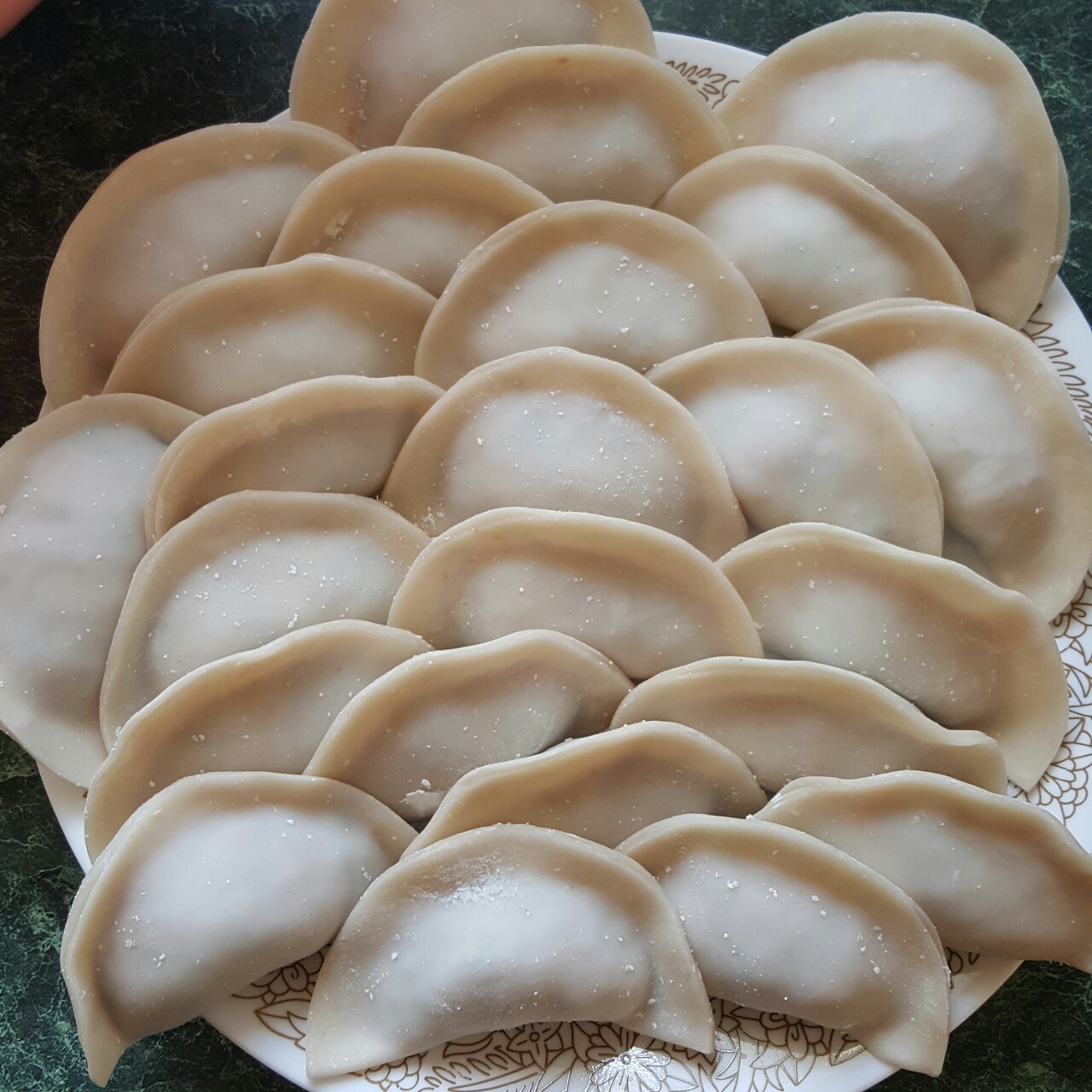 西洋菜猪肉馅儿饺子