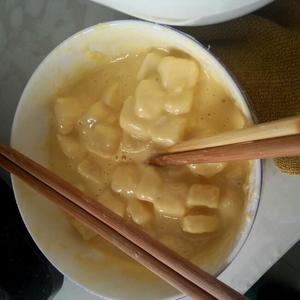 拔丝奶豆腐的做法 步骤4