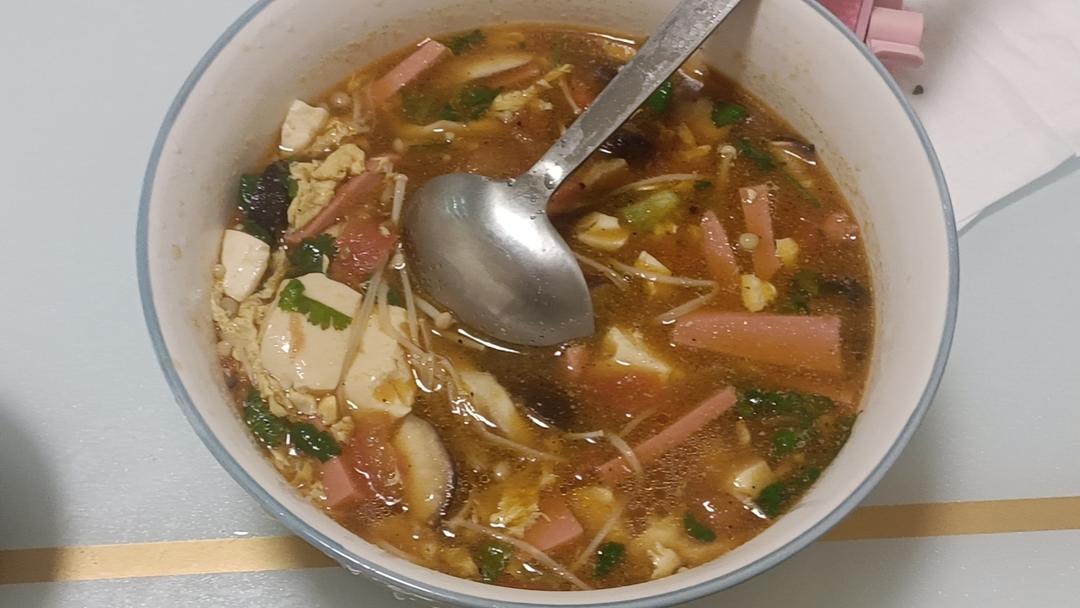 家庭版酸辣汤