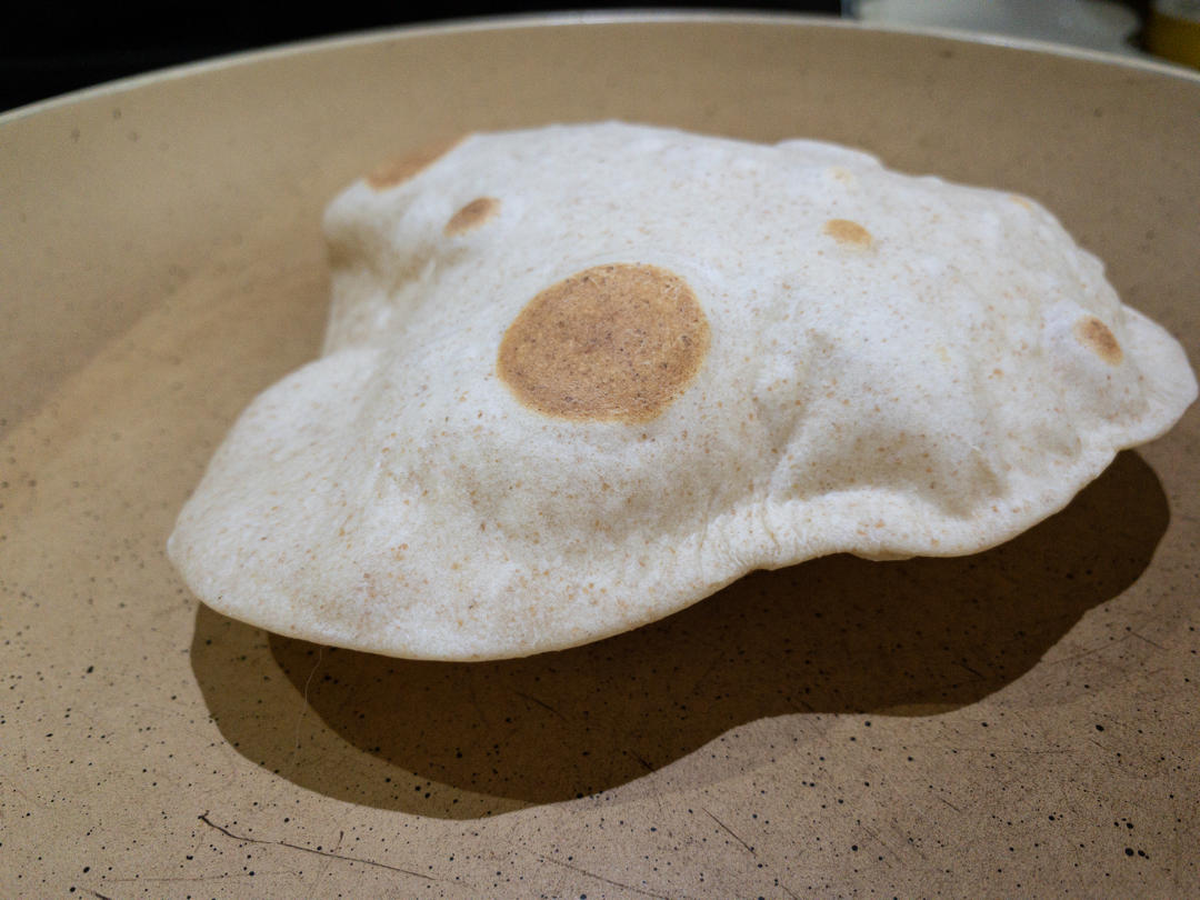 天然酵种tortilla卷饼笔记（燕麦粉和全麦粉）