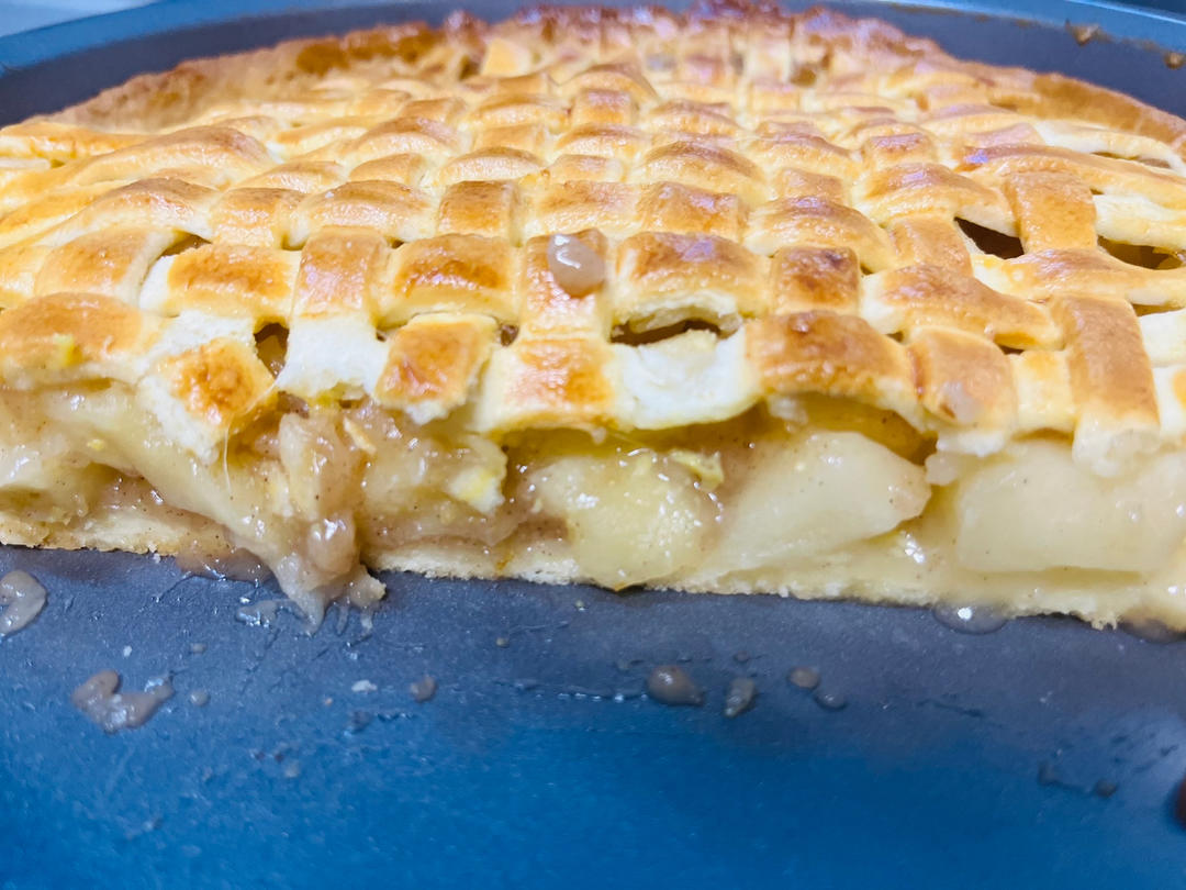 经典肉桂苹果派！视觉与味觉的享受！