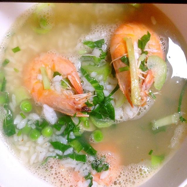 海鲜菜泡饭（健康版）的做法