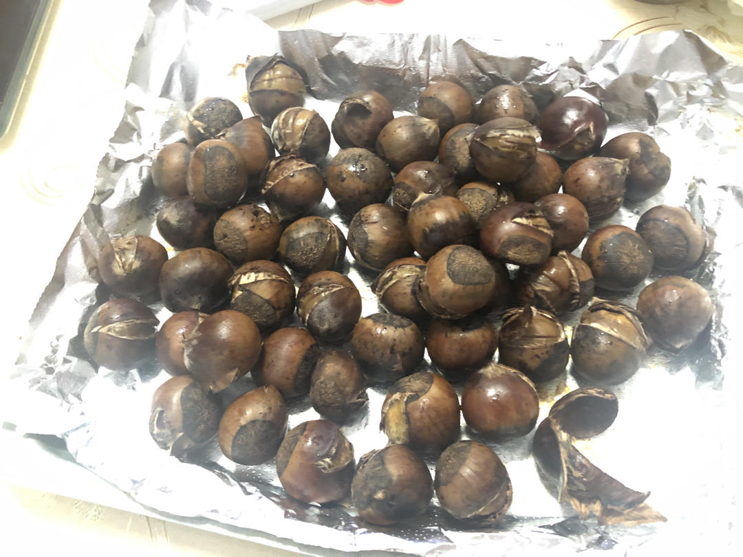 ‼️香甜软糯‼️轻松好剥㊙️烤箱版糖炒栗子