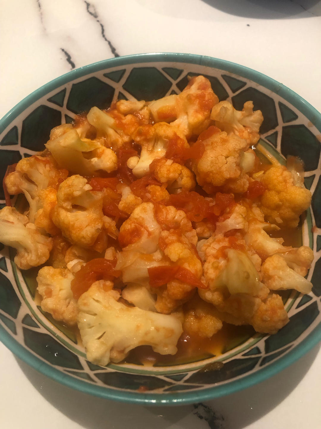 西红柿炒菜花（夏季开胃菜）