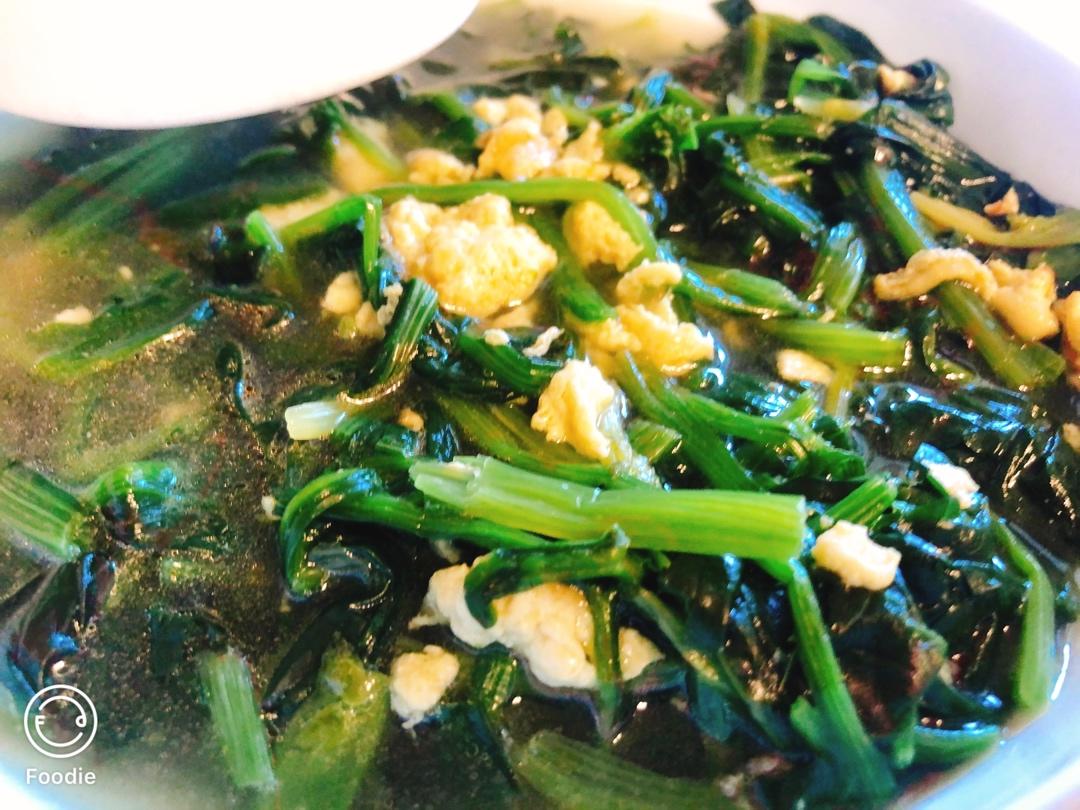 黄金菠菜鸡蛋汤🍲