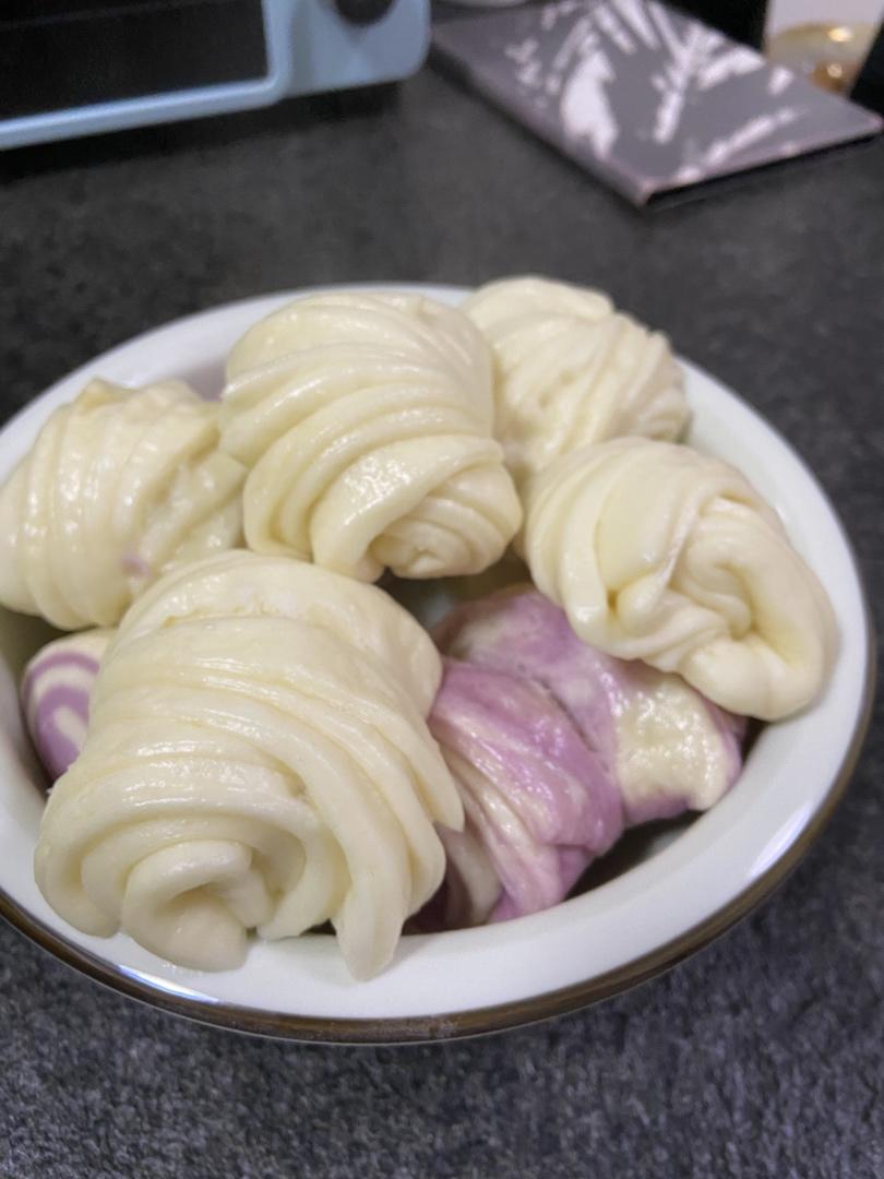 造型漂亮做法超简单的，花卷馒头