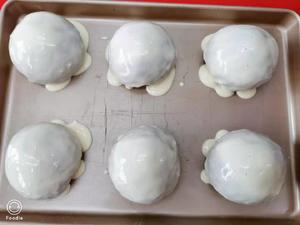 巧克力蘑菇面包（松软可口，一次发酵）的做法 步骤9