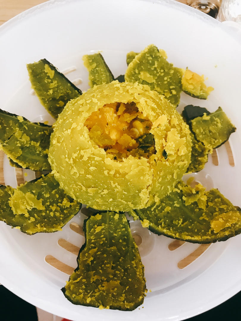 毫无技术含量之蒸贝贝南瓜