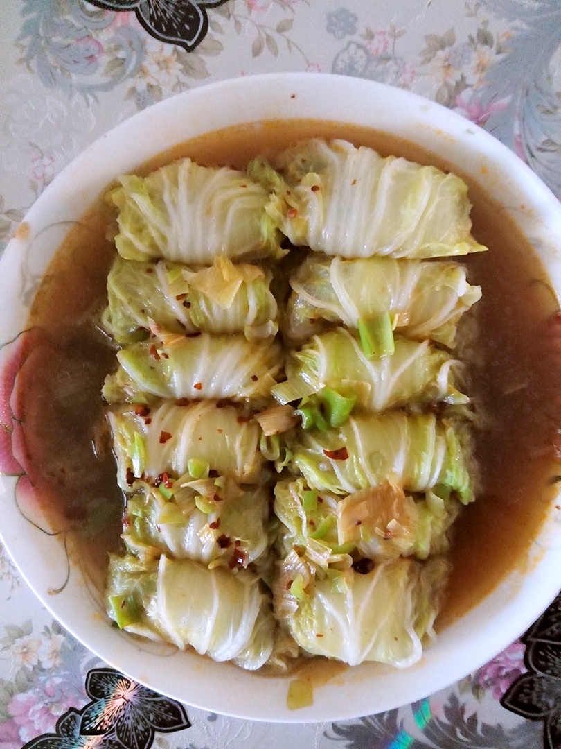 肉沫白菜卷
