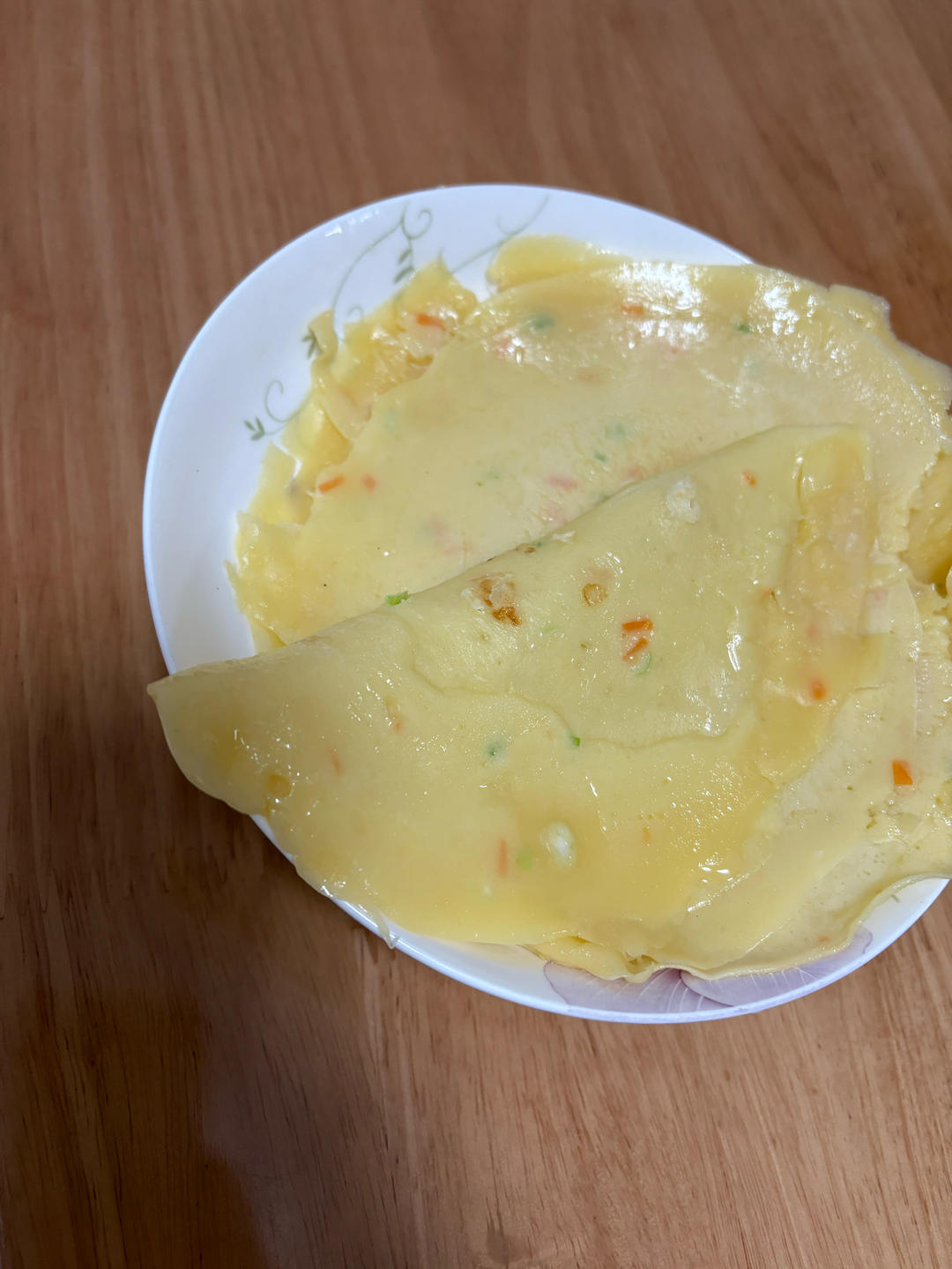 简单快手鸡蛋饼 柔软翻面不破