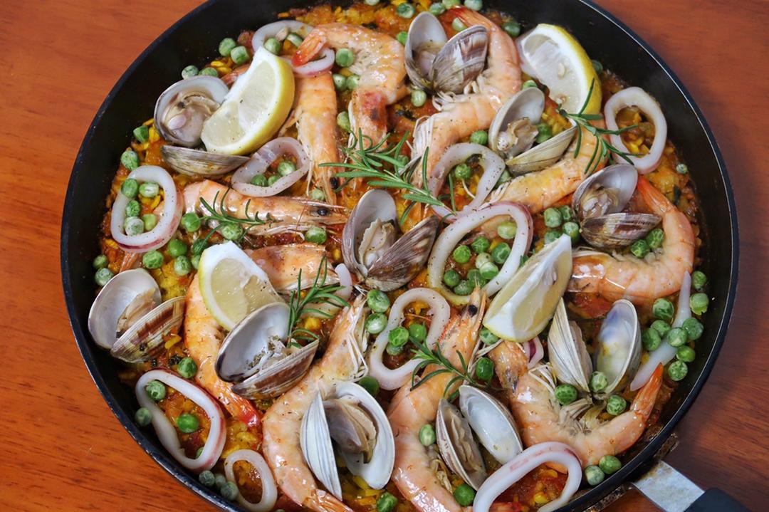 【曼食慢语】Seafood Paella 西班牙海鲜饭