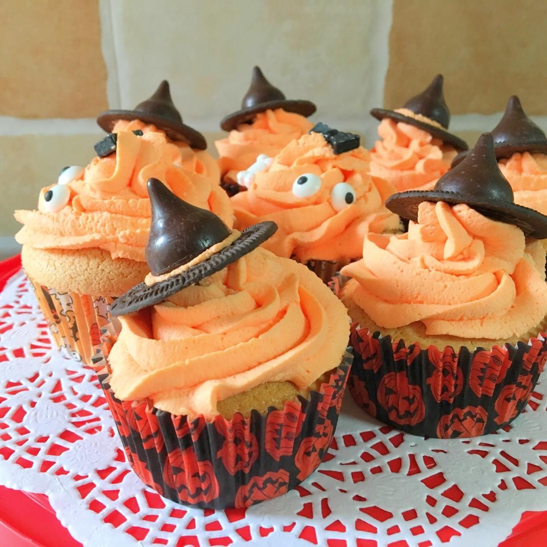 【万圣节】女巫帽子cupcake—美的T7-L382B智烤大师