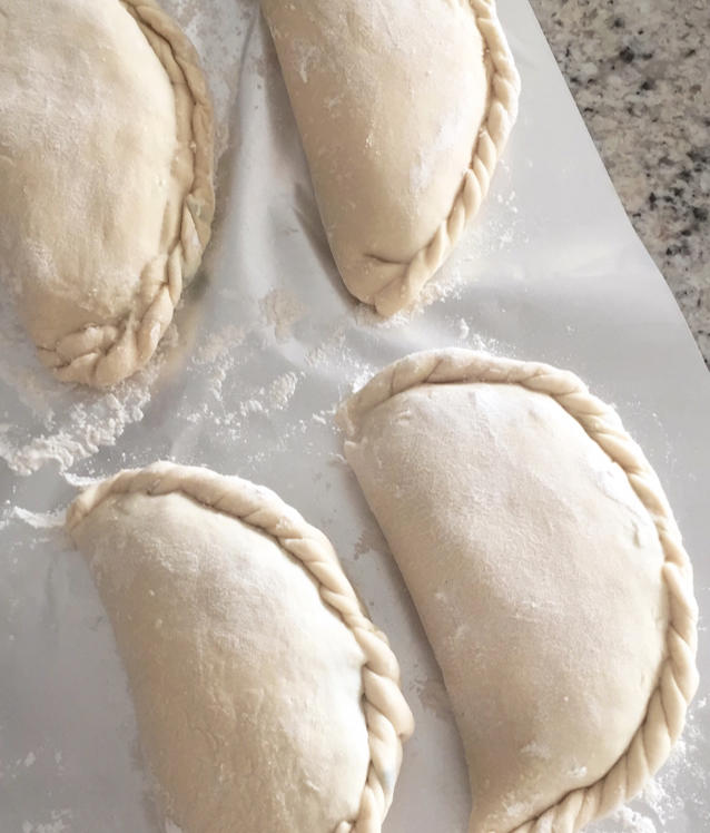 韭菜盒子 Chinese Leek and Egg Pasty