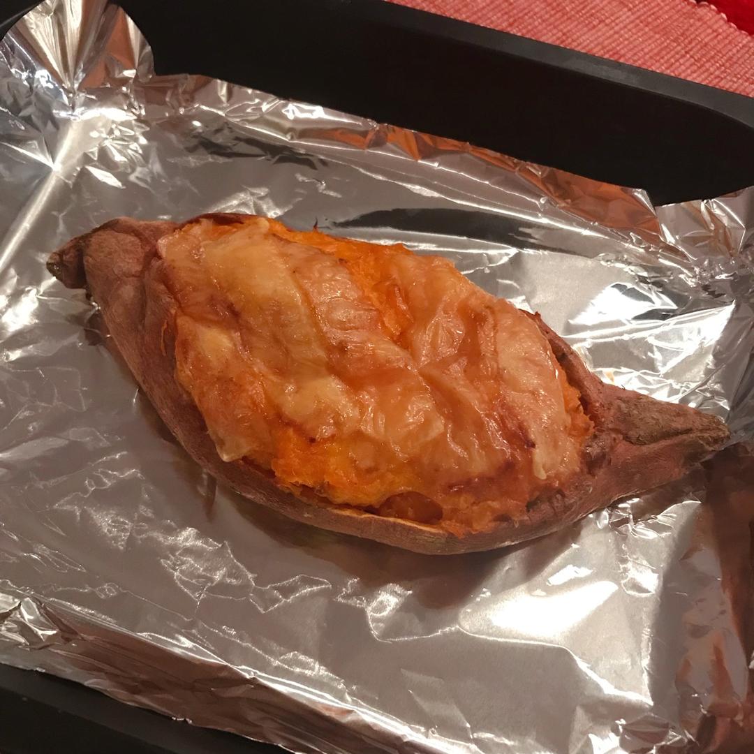 奶酪烤红薯