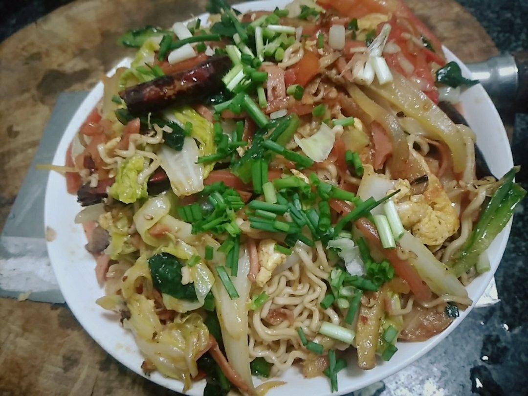 炒方便面
