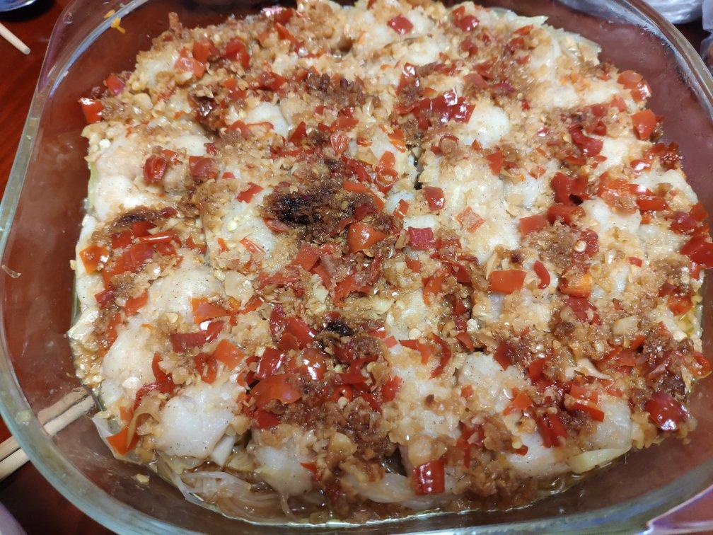 蒜蓉粉丝蒸巴沙鱼