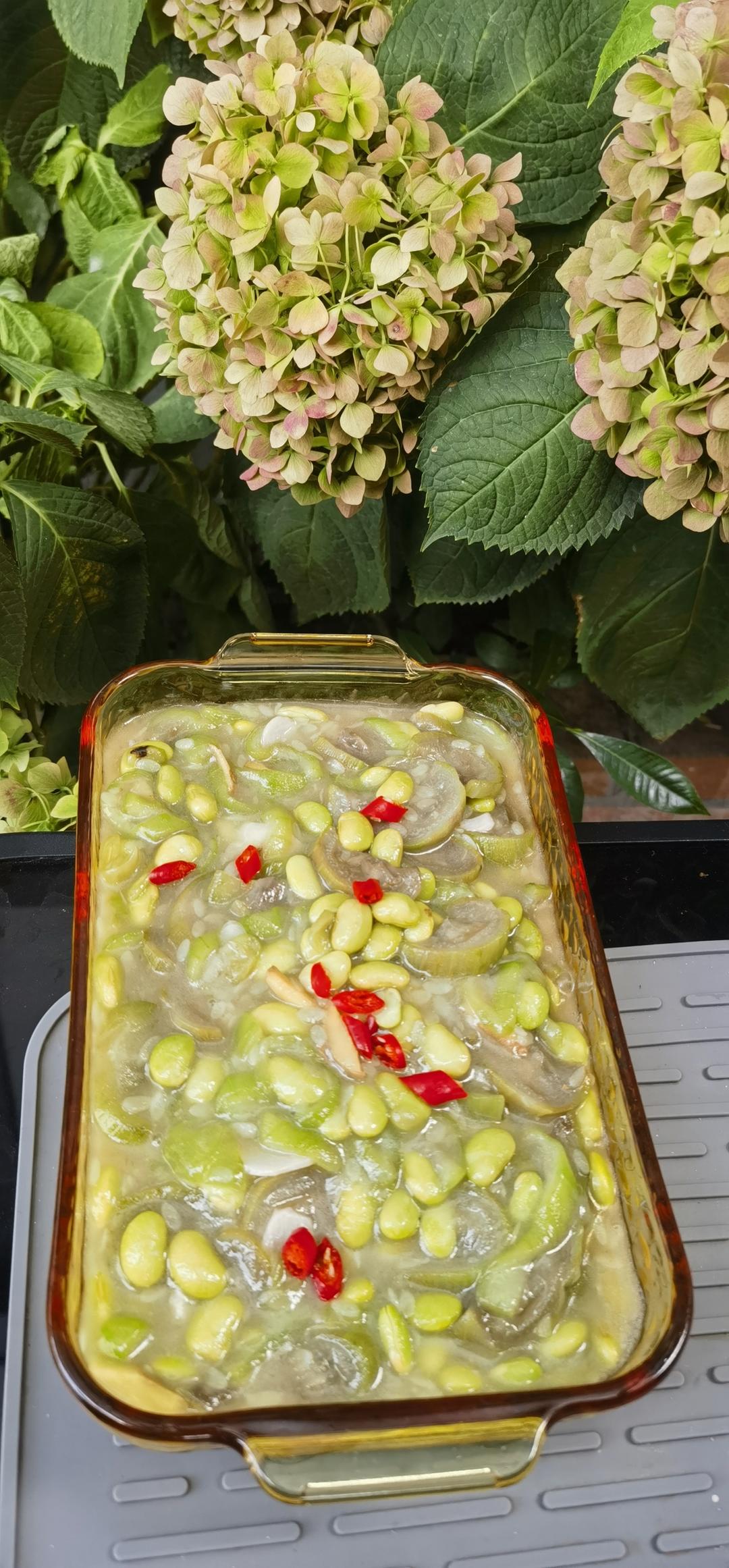 夏日清爽菜黄豆丝瓜的做法