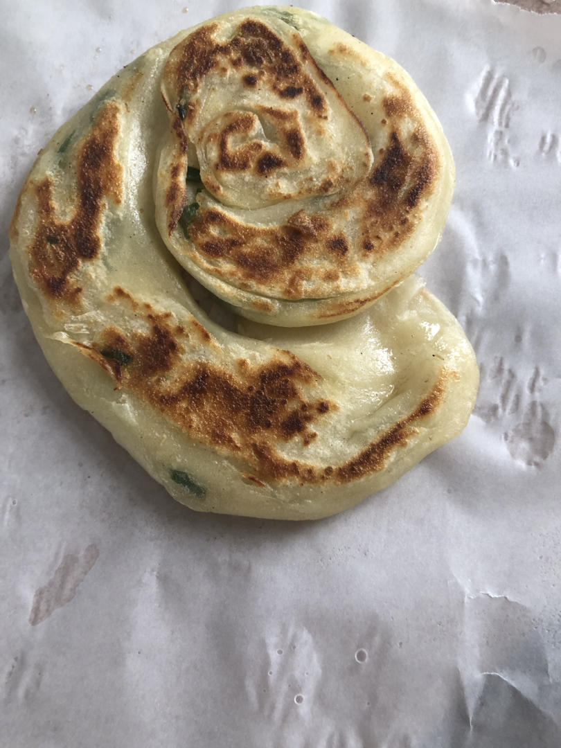 美味早餐 家常葱油饼^_^