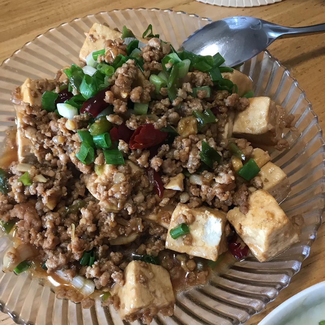 肉末烧豆腐