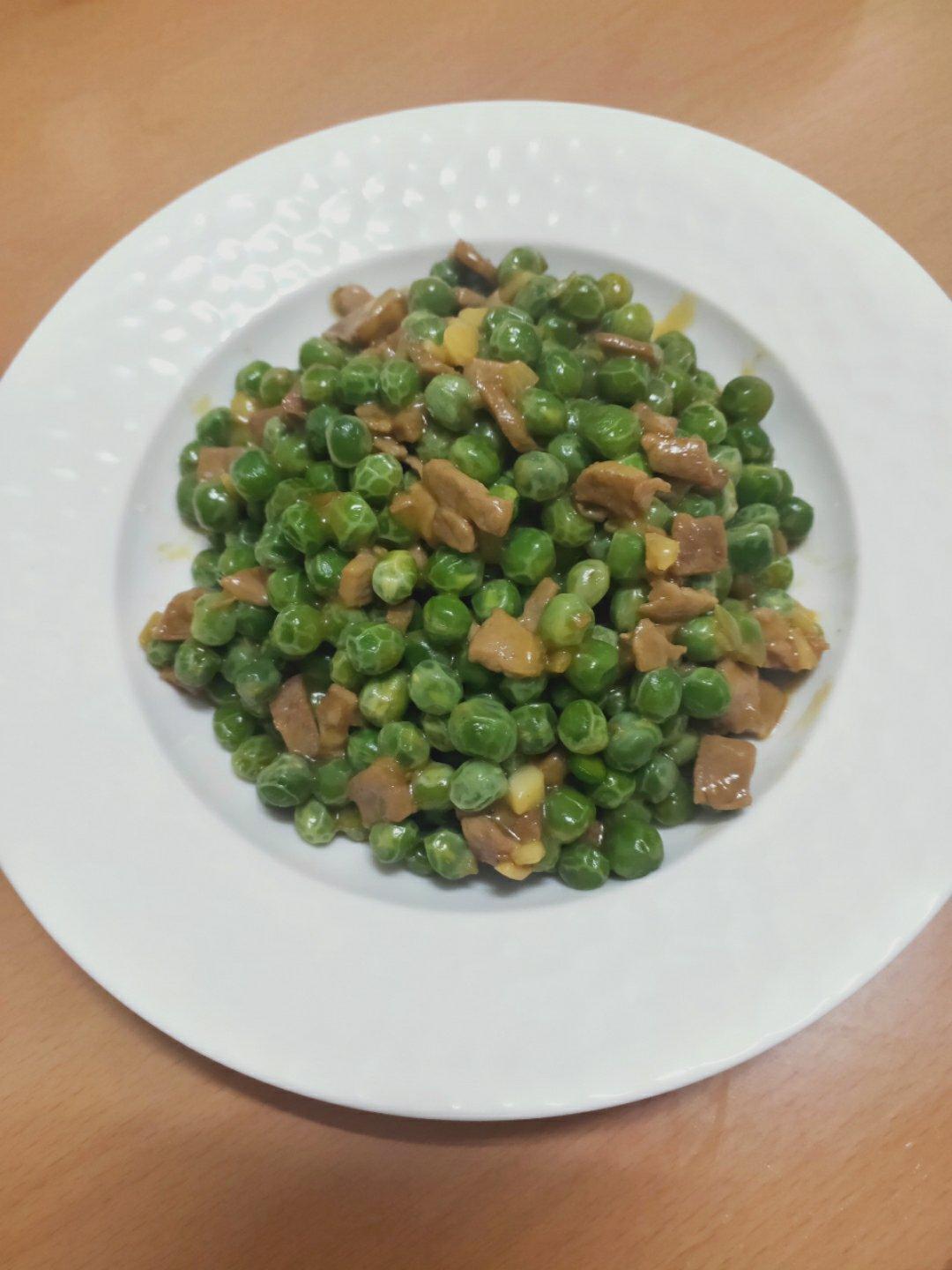 豌豆炒肉末