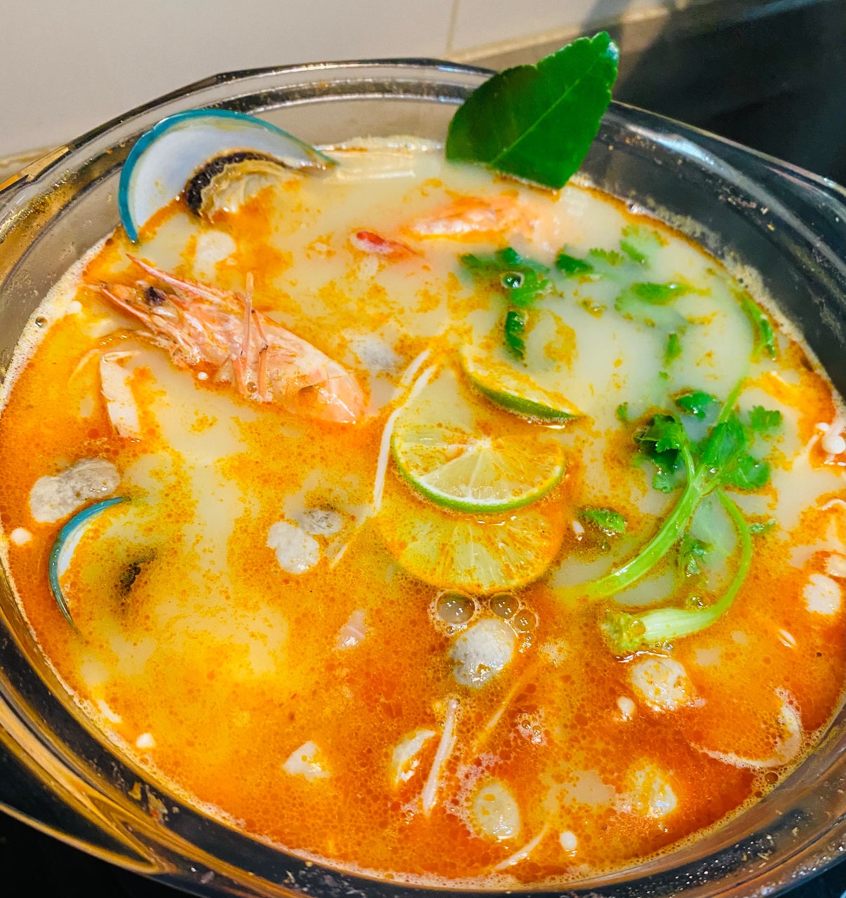 泰式冬荫功海鲜汤的做法 步骤15