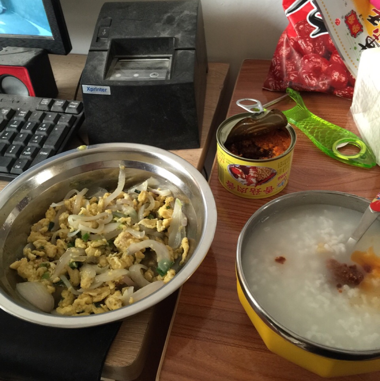 洋葱炒鸡蛋