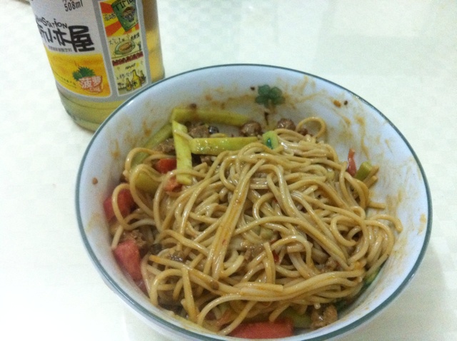 祖传半半拌面
