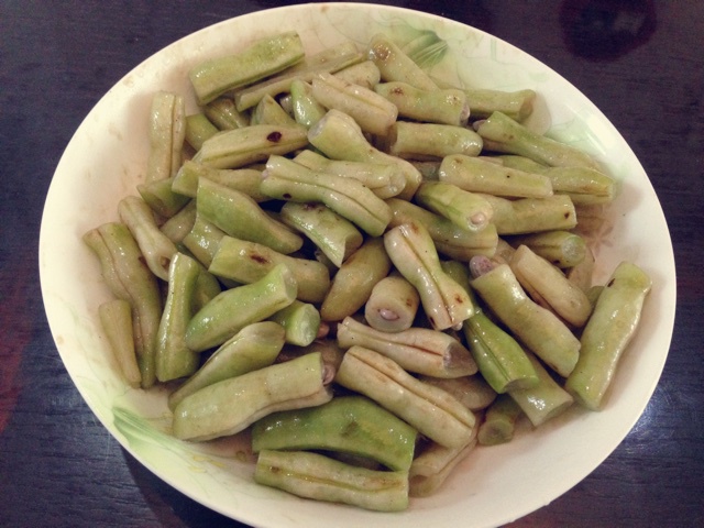 清炒芸豆