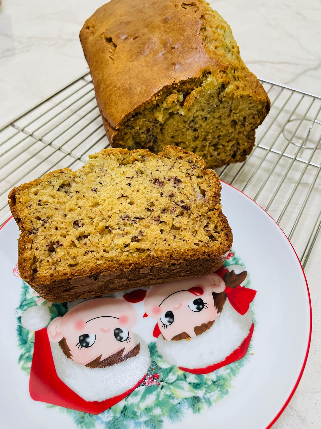 星巴克香蕉核桃蛋糕（Banana loaf）