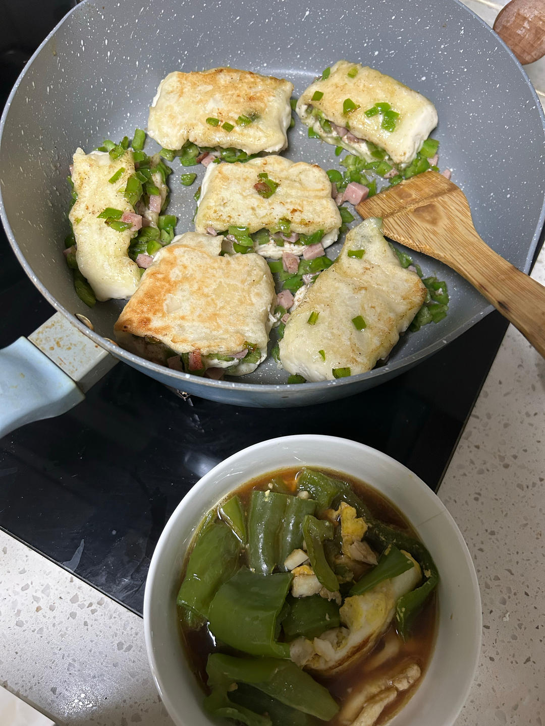 青椒饼（想念大学食堂的青椒饼）