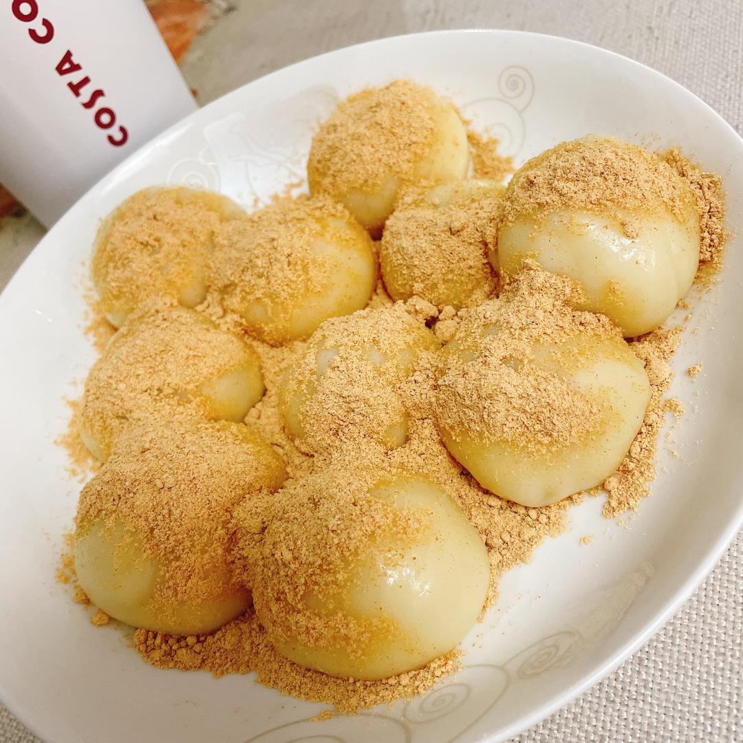 黄豆糯米球