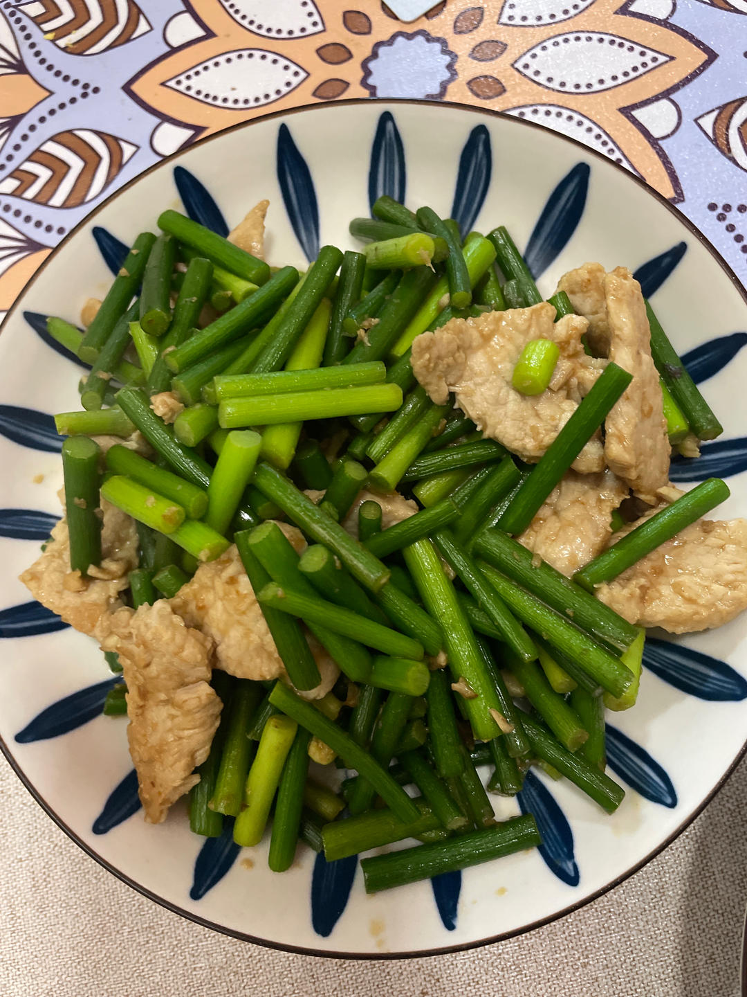 家常菜之蒜苔炒肉