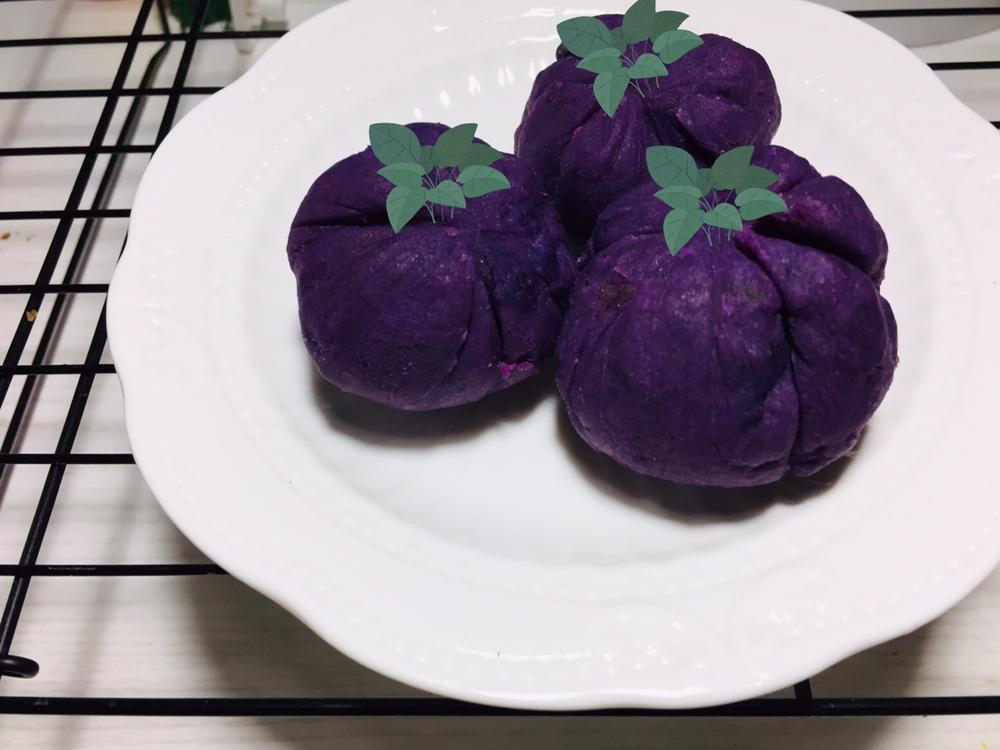 紫薯茶巾绞