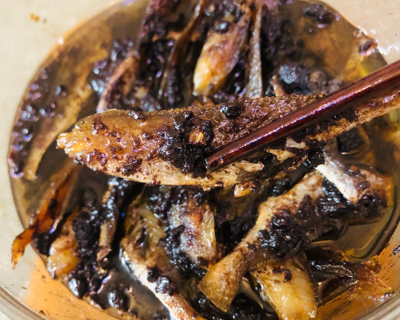 豆豉黄花鱼罐头，超棒的下酒菜🍶的做法