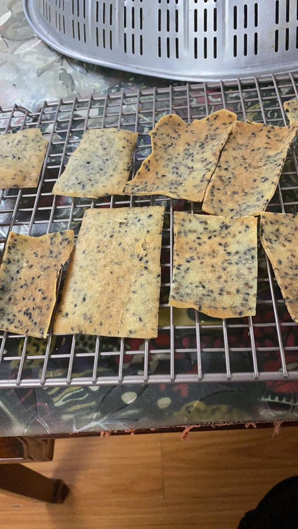 蛋白芝麻薄脆饼干（失败率低的做法）