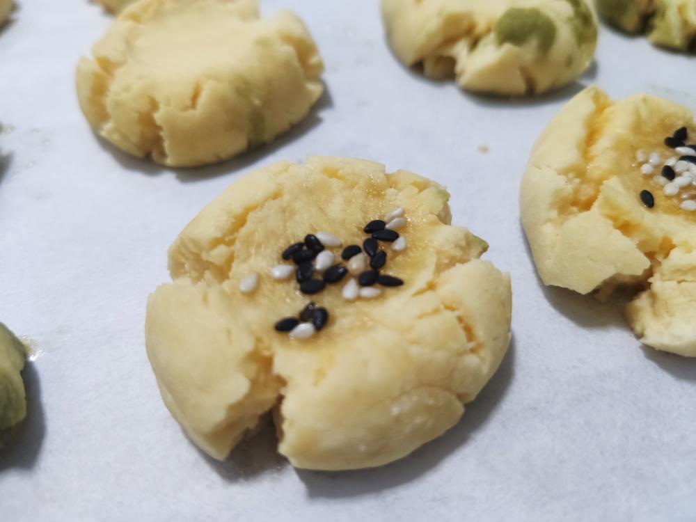 亲爱的玛格丽特🍪无黄油不用熟蛋黄的做法 步骤12