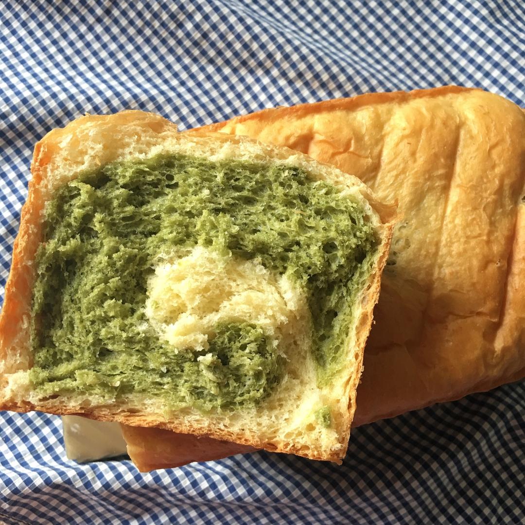 抹茶蜜豆吐司