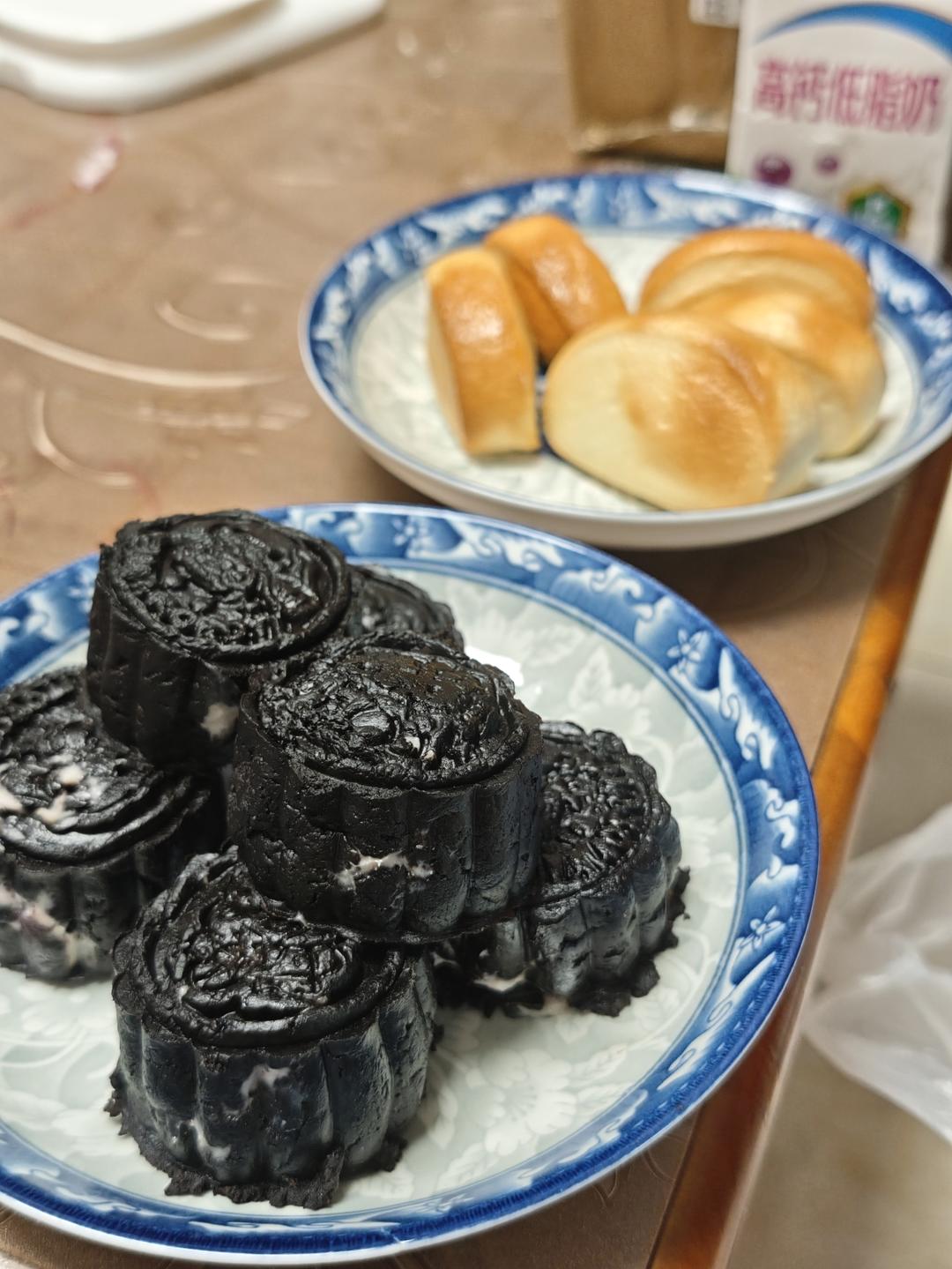 奥利奥蓝莓奶酪月饼|免烤箱‼️简单又好吃