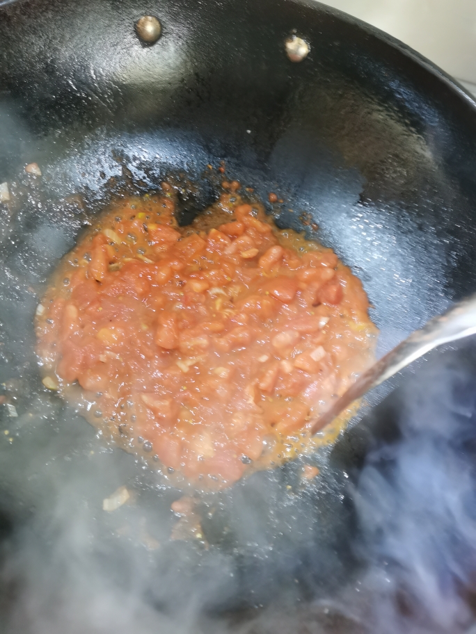 零失败的西红柿面疙瘩汤的做法 步骤8
