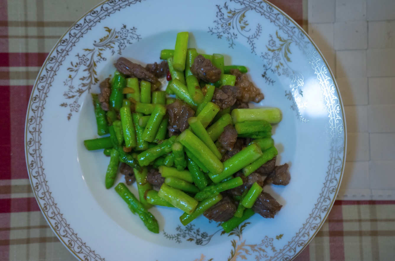 【曼食慢语】蚝油芦笋牛肉粒