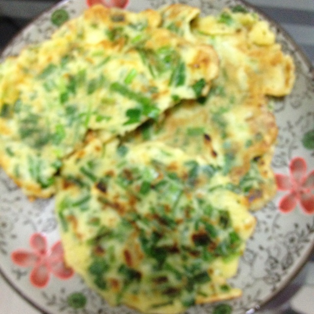 韭菜鸡蛋饼